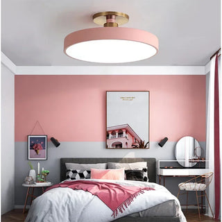 Aluminum LED Ceiling Light – Modern Minimalist Fixture with Soft Ambient Lighting