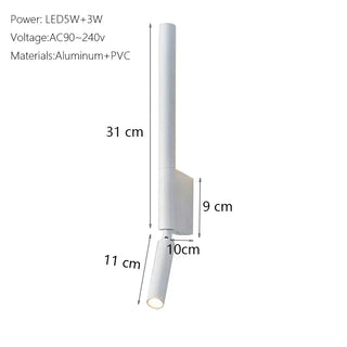 Minimalist LED Wall Light – Scandinavian Reading Lamp | Energy Efficient Lighting