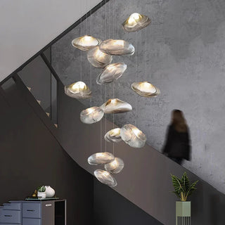 Modern Alloy Pendant Light – Dimmable LED Light with Remote Control for Dining Room Ambience