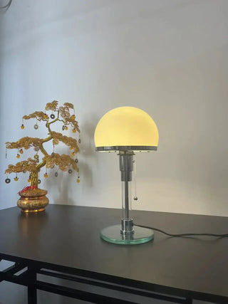 Nordic Desk Lamp – Scandinavian Glass Metal Lamp with LED Lighting & Touch Switch