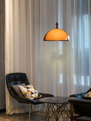 Brown Acrylic Pendant Light – Modern Dining Room Chandelier With Warm Ambient Lighting