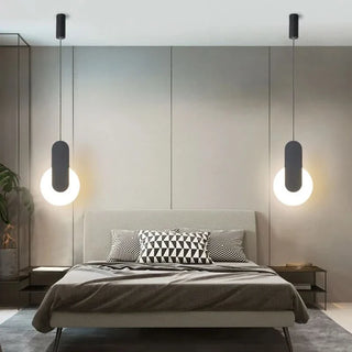 Modern Pendant Light – Black Pendant Lamp with Adjustable LED Lighting & Warm Ambiance