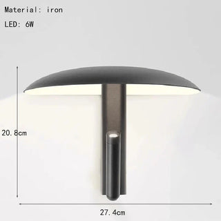 Rotating Wall Light – Black Metal LED Wall Lamp with Flexible Rotation
