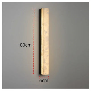 Copper Marble Wall Light – Modern Living Room Lighting With Marble Base
