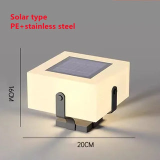 Solar Garden Light – Stainless Steel Lamp | Outdoor Solar Light | Easy Install