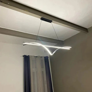 Contemporary Chandelier – Modern Pendant Light With App Controlled Dimmable Lighting