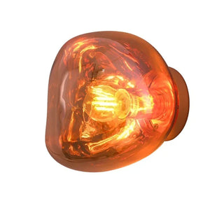 Lava rose gold wall sconce with LED — Massimo Italia luxury fixture