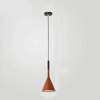 Conical Aluminum Pendant | Adjustable Cable Lighting - Matte Finish Light Fixture