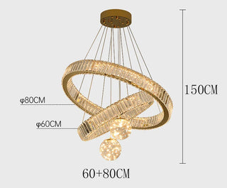 Modern Crystal Chandelier – Dimmable LED Lighting | Elegant Living & Dining Room Fixture