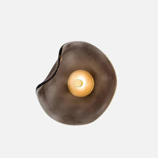 Glass Stone Wall Light | Modern Wall Lamp with Soft LED Lighting and Tempered Glass Fixture