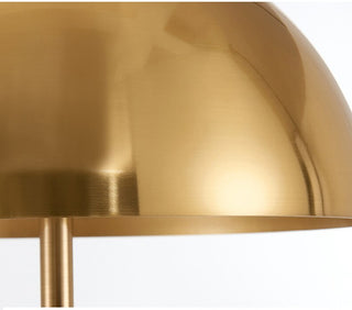 Black gold floor lamp detail — Nordic LED warm light