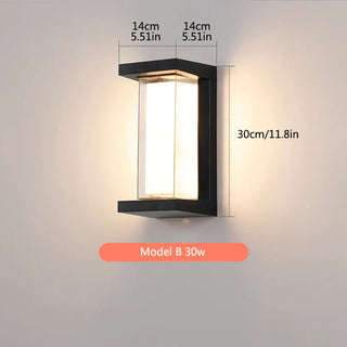 Outdoor LED Wall Light – Aluminum Garden Wall Fixture | Modern Exterior Lighting
