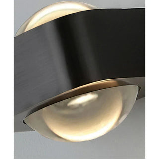 Modern Wall Light | Stainless Steel LED Wall Lamp - Black & Gold Sconce