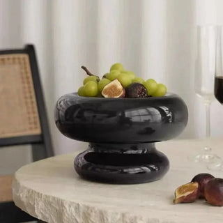 ceramic fruit plate earthworks handcrafted porcelain plates elegant tableware dish detail
