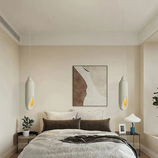 Modern Pendant Light – Beige Interior Pendant Lamp with LED Lighting & Touch Control