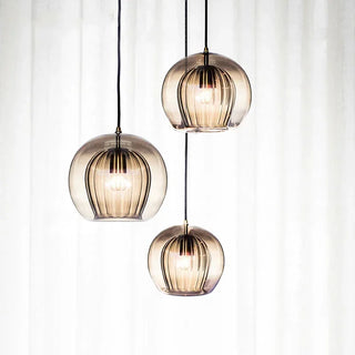 Glass Pendant Lamp – Modern Pendant Light with LED Lighting & Adjustable Height