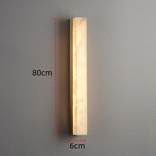 Copper Marble Wall Light – Modern Living Room Lighting With Marble Base