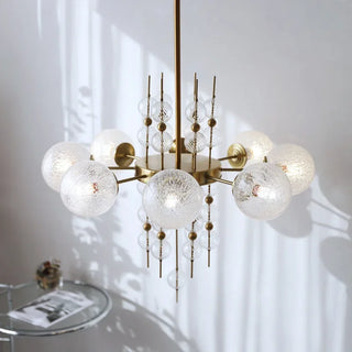 Polished Steel Pendant Light – Adjustable LED Gold Glass Pendant For Kitchen
