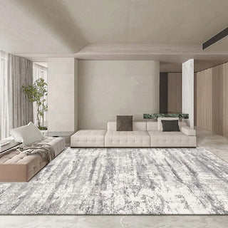 neutral toscana art carpet modern designer rug non slip polyester rectangle area rug front view
