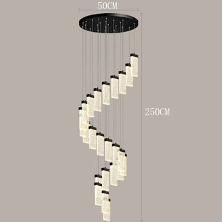 Modern Crystal Chandelier – Elegant Cord Suspended Fixture With Remote Control