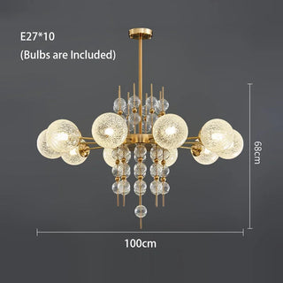 Polished Steel Pendant Light – Adjustable LED Gold Glass Pendant For Kitchen