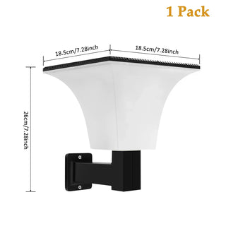 Outdoor Solar Lamp – Art Deco Waterproof Solar Garden Light with LED Battery
