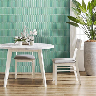 toscana tile panels green pvc self-adhesive waterproof wall panels 30x30cm close-up