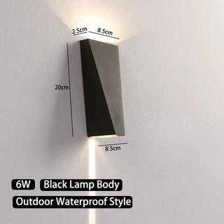 LED Up-Down Wall Light – Waterproof Aluminium Indoor Outdoor Wall Lamp