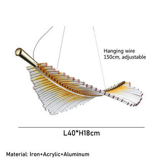 LED Crystal Chandelier – Modern Leaf Design Light | Energy Efficient Living Room Lighting