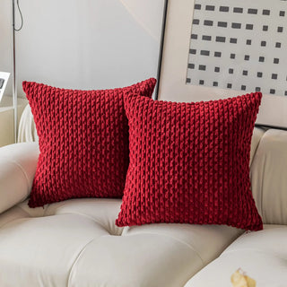 oslo cushion covers woven polyester cotton modern minimalist 40x40 to 50x50 cm display view