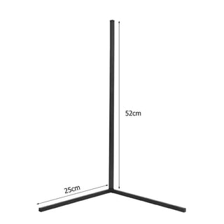 Brushed stainless LED floor lamp — designer modern living room light