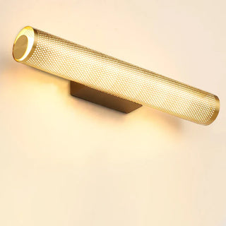 Gold Mesh Wall Light – Elegant Bedroom Wall Sconce with Warm Ambient Lighting