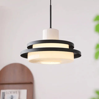Industrial Glass Pendant Lamp – Modern Industrial Lighting With Iron Finish