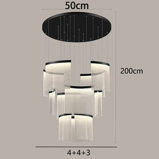 Modern Pendant Light – Alloy LED Pendant Fixture | Living & Dining Room Lamp