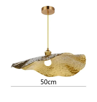 Modern Pendant Light – Artistic LED Pendant Light Fixture with Gold Finish