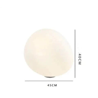 Soft Ceramic Table Lamp – Elegant Opal Glass Lighting with Versatile Design