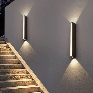 Outdoor Aluminum Wall Light – Modern Powder Coated Aluminum Wall Sconce with LED