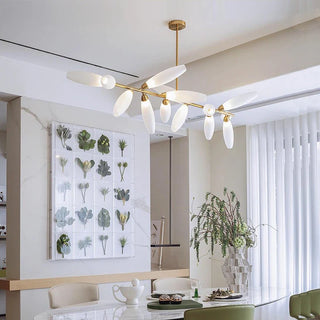 LED Pendant Light – Nordic Design Glass Pendant Lamp with Metal Frame for Dining Room