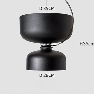 Industrial Pendant Light – Modern Wrought Iron Lighting Fixture for Bedroom & Restaurant