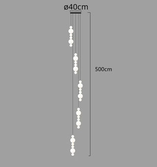 Modern Iron Pendant Light – Elegant LED Dining Room Lighting Fixture