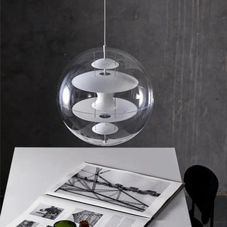 LED Sphere Pendant Light – Modern Pendant Light With Metallic Finish Lighting