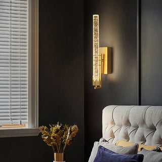 Modern Crystal Wall Light – Elegant LED Wall Sconce With Soft Ambient Lighting