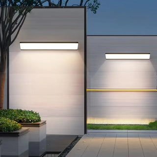 Outdoor Wall Light - Aluminum IP65 Waterproof Exterior Lamp with Warm LED