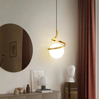 Orbia Pendant Lamp – Modern Pendant Light With Glass Iron Lamp Design