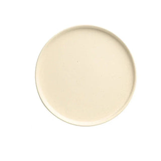 japanese ceramic dinnerware earthworks minimalist beige porcelain plates bowls handcrafted top view
