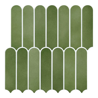 toscana tile panels deep green eco vinyl self adhesive matte finish front view