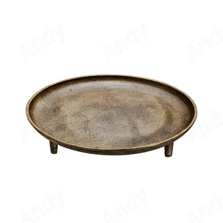 antalya brass copper storage tray eco-friendly stylish organizer front view