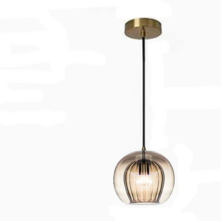 Glass Pendant Lamp – Modern Pendant Light with LED Lighting & Adjustable Height