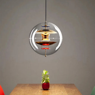 LED Sphere Pendant Light – Modern Pendant Light With Metallic Finish Lighting