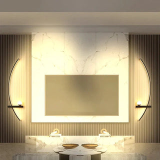 Indoor Wall Lamp – Adjustable LED Elongated Wall Light with Remote Control